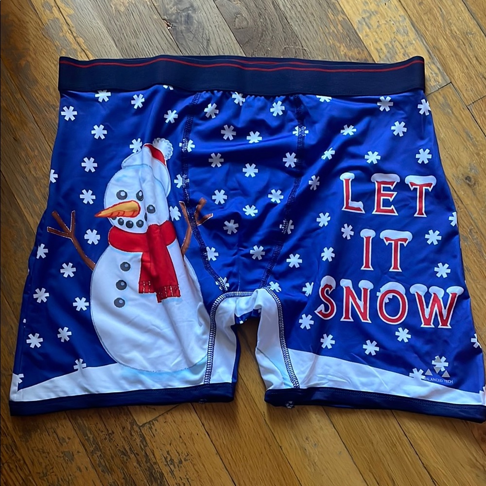 NWOT Bottoms Out Holiday Boxer Briefs